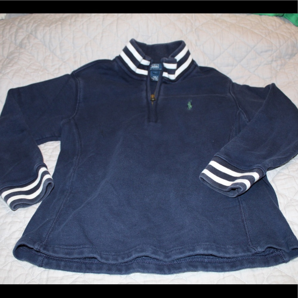 Boys Ralph Lauren Quarter Zip Pullover, size 7